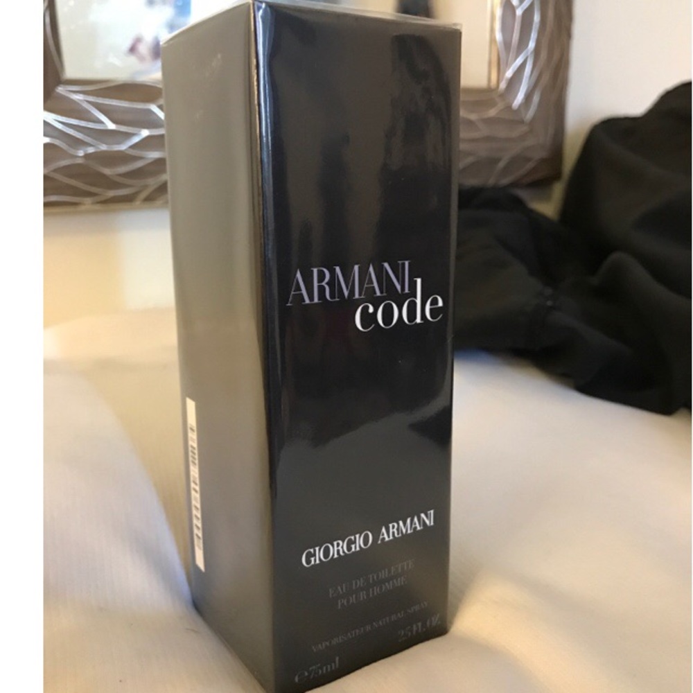 Armani code 2.5 oz cologne for me sealed in box